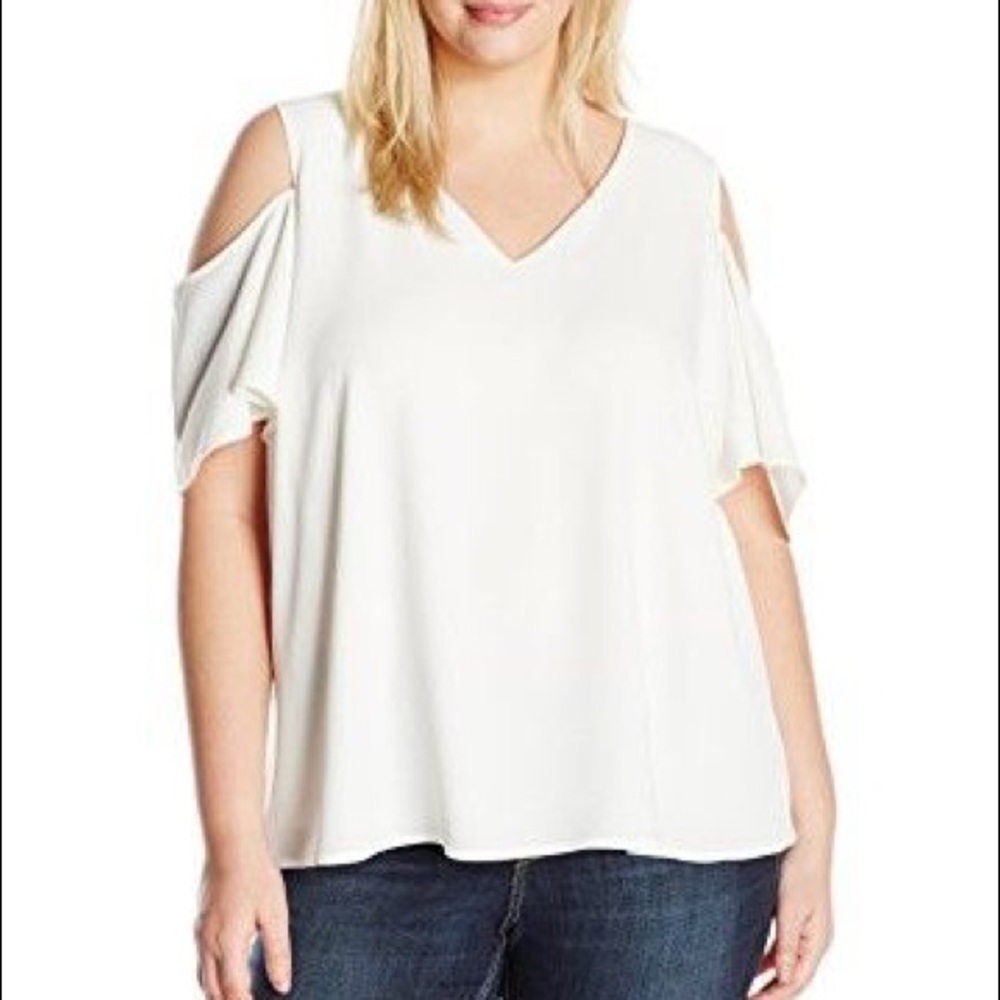 Calvin Klein Cold Shoulder Blouse
